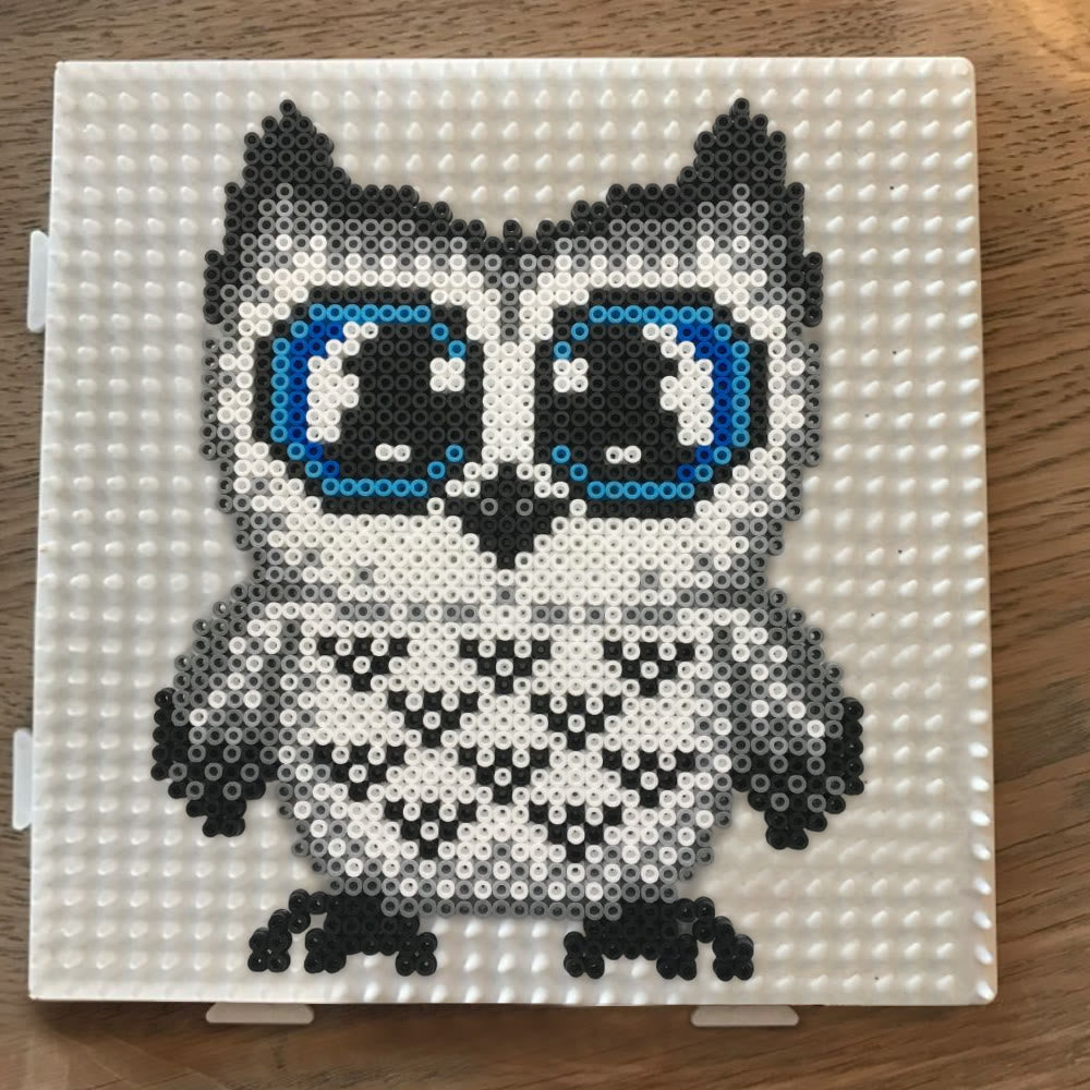 Rubbyoo Perler Beads Kit - Mysterious Owl | Diy Animal Handicraft | Perfect Diy Ornament - image 7