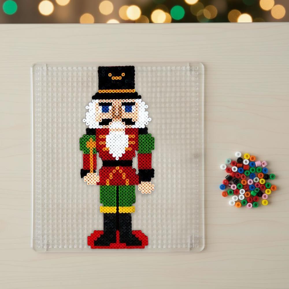 Rubbyoo Perler Beads Kit - Nutcracker Soldier | Christmas Tree Ornament | Diy Handmade Gifts - image 2