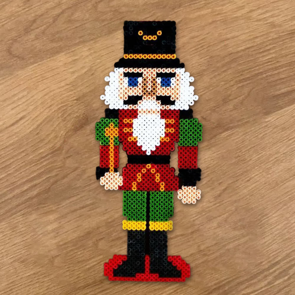 Rubbyoo Perler Beads Kit - Nutcracker Soldier | Christmas Tree Ornament | Diy Handmade Gifts - image 7