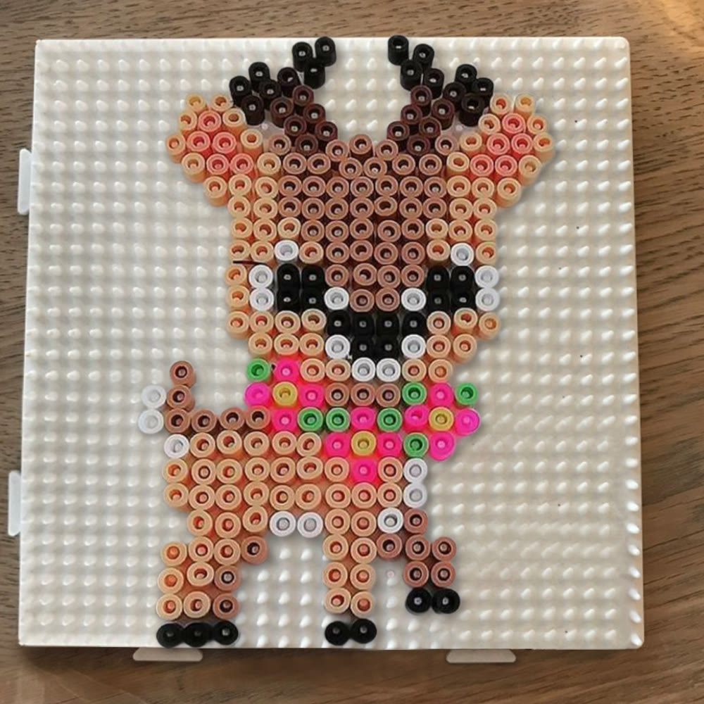 Rubbyoo Perler Beads Kit - Christmas Deer | Diy Wall Hanging Adornment | Nice Gifts For Kids - image 8