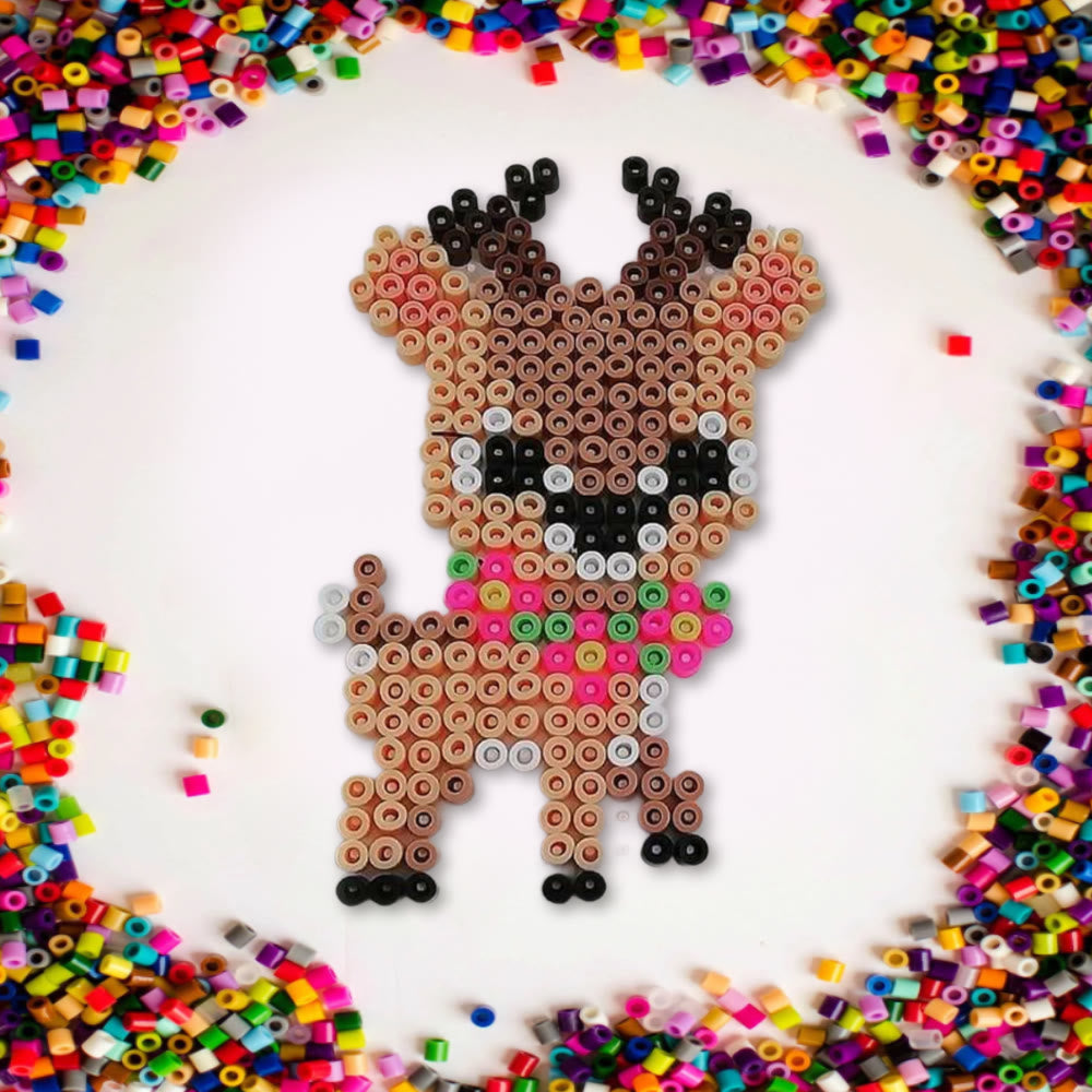 Rubbyoo Perler Beads Kit - Christmas Deer | Diy Wall Hanging Adornment | Nice Gifts For Kids - image 7