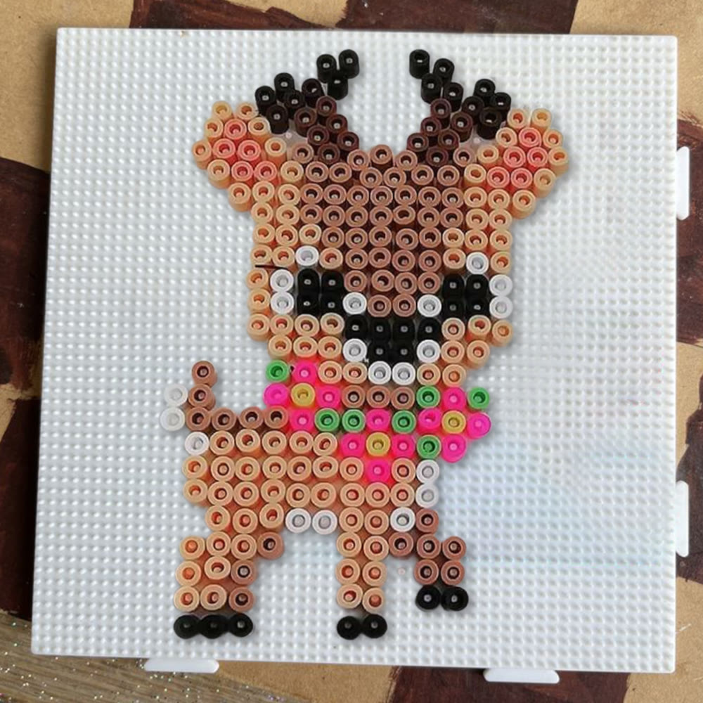 Rubbyoo Perler Beads Kit - Christmas Deer | Diy Wall Hanging Adornment | Nice Gifts For Kids - image 6