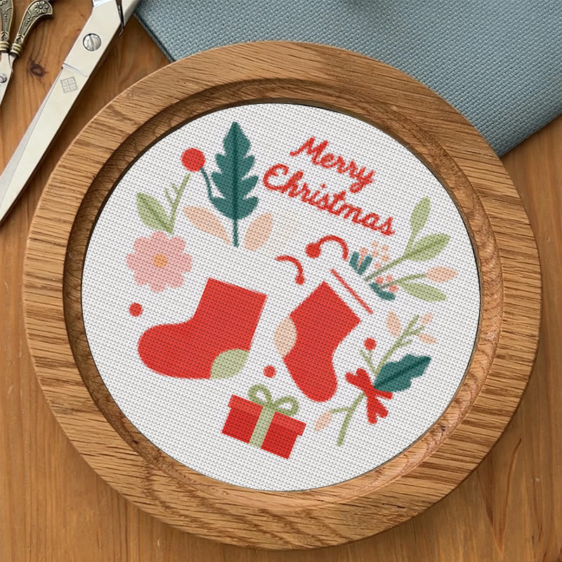  Cross Stitch Kit - Marry Christmas | Holiday Celebration Gifts | Diy Needle Collection  - image 7