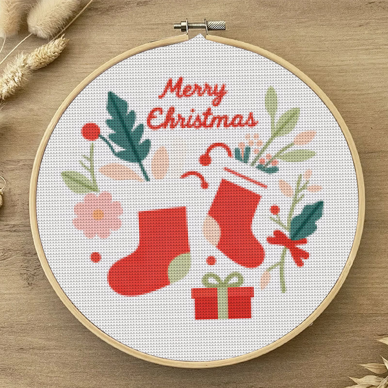  Cross Stitch Kit - Marry Christmas | Holiday Celebration Gifts | Diy Needle Collection  - image 4