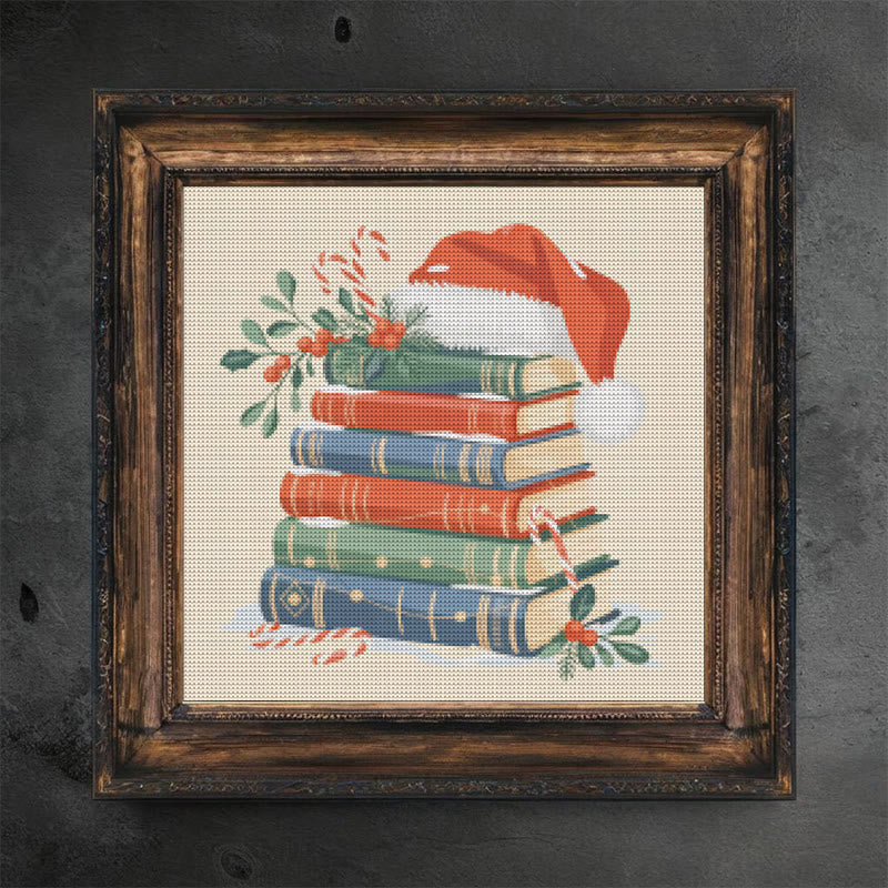 Cross Stitch Kit - Christmas Book | Christmas Home Decoration | Creative Needle Artwork - image 2