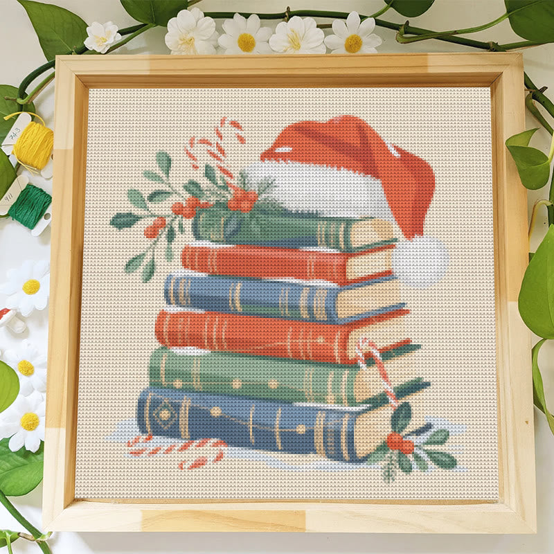 Cross Stitch Kit - Christmas Book | Christmas Home Decoration | Creative Needle Artwork - image 4