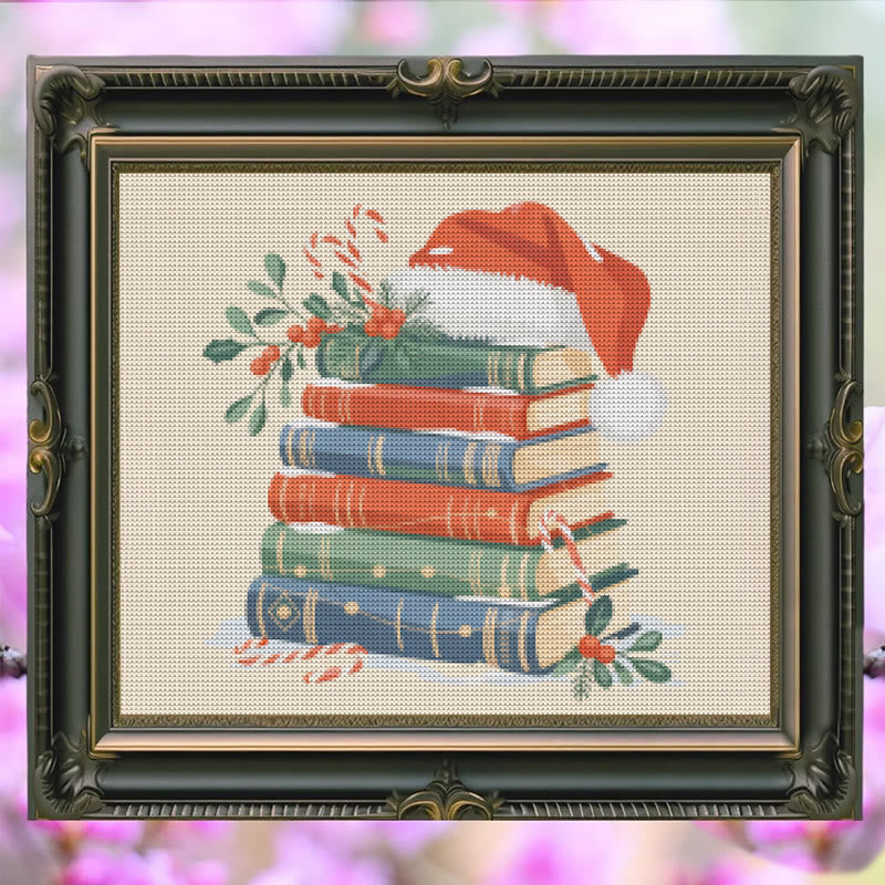 Cross Stitch Kit - Christmas Book | Christmas Home Decoration | Creative Needle Artwork - image 3