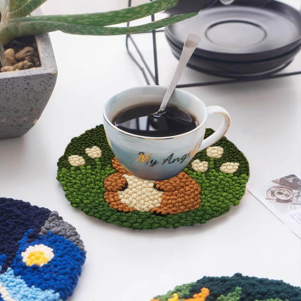 Adorable Bunny  Punch Needle Kit - Diy Christmas Craft | Perfect Birthday Handmade Gift  - image 10