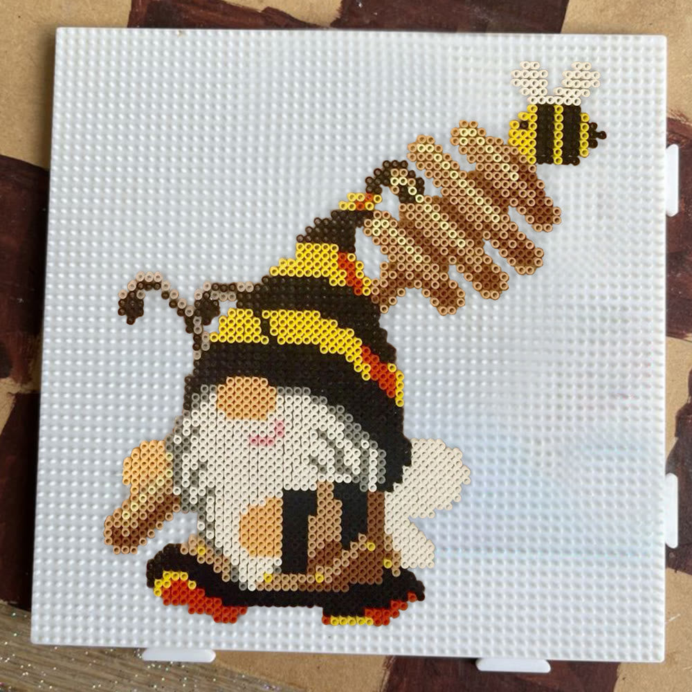 Rubbyoo Perler Beads Kit - Honey Gnome | Autumn Handmade Art | Easy Pixel Craft For Kid - image 6