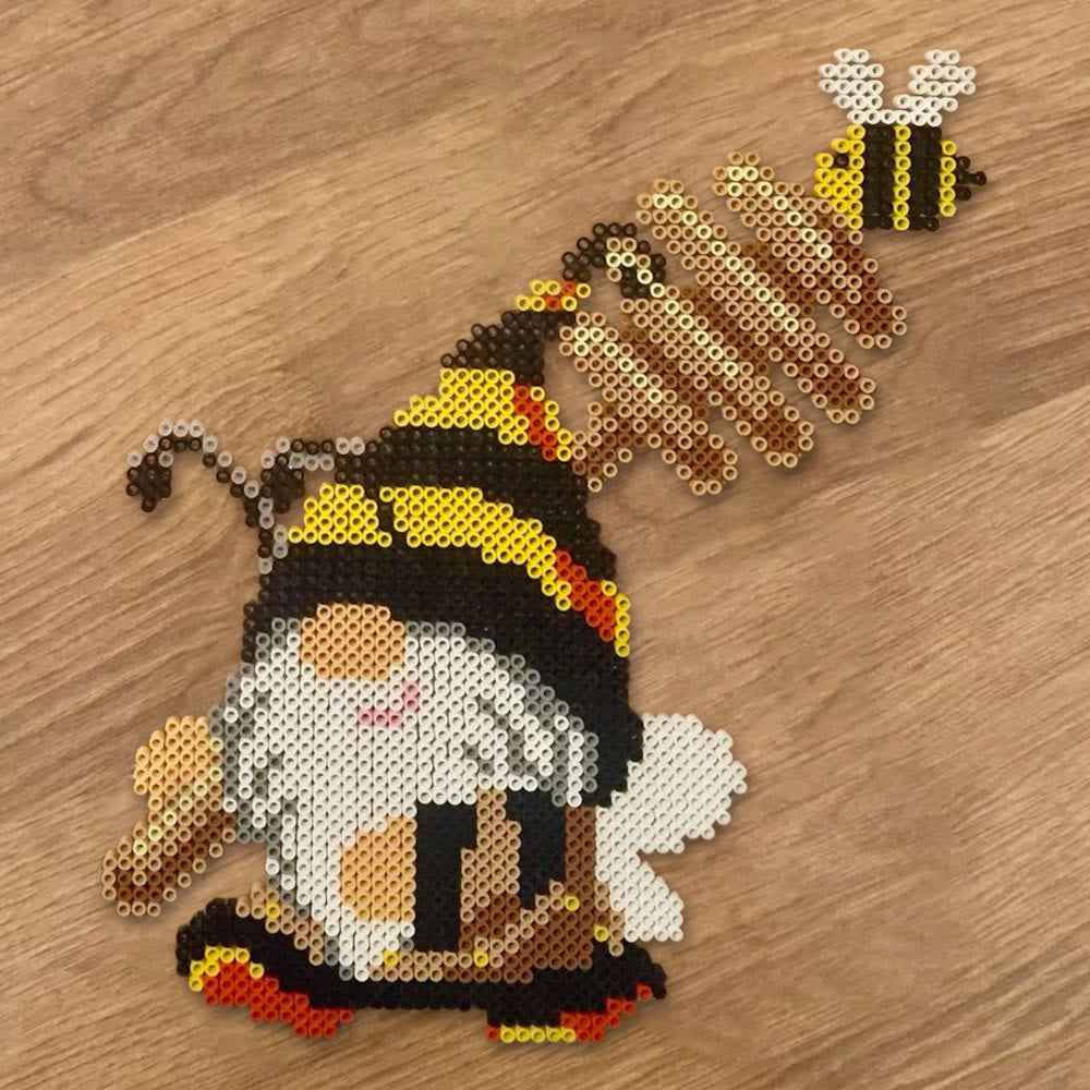 Rubbyoo Perler Beads Kit - Honey Gnome | Autumn Handmade Art | Easy Pixel Craft For Kid - image 7