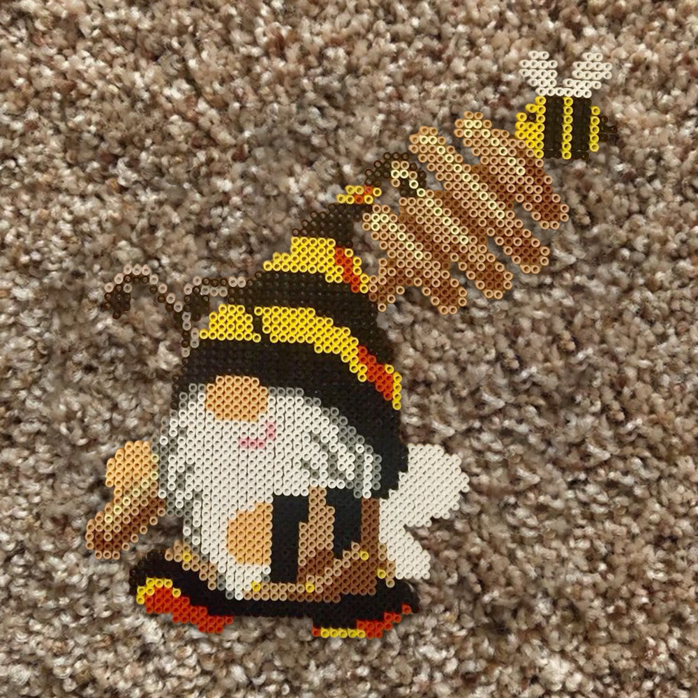 Rubbyoo Perler Beads Kit - Honey Gnome | Autumn Handmade Art | Easy Pixel Craft For Kid - image 9