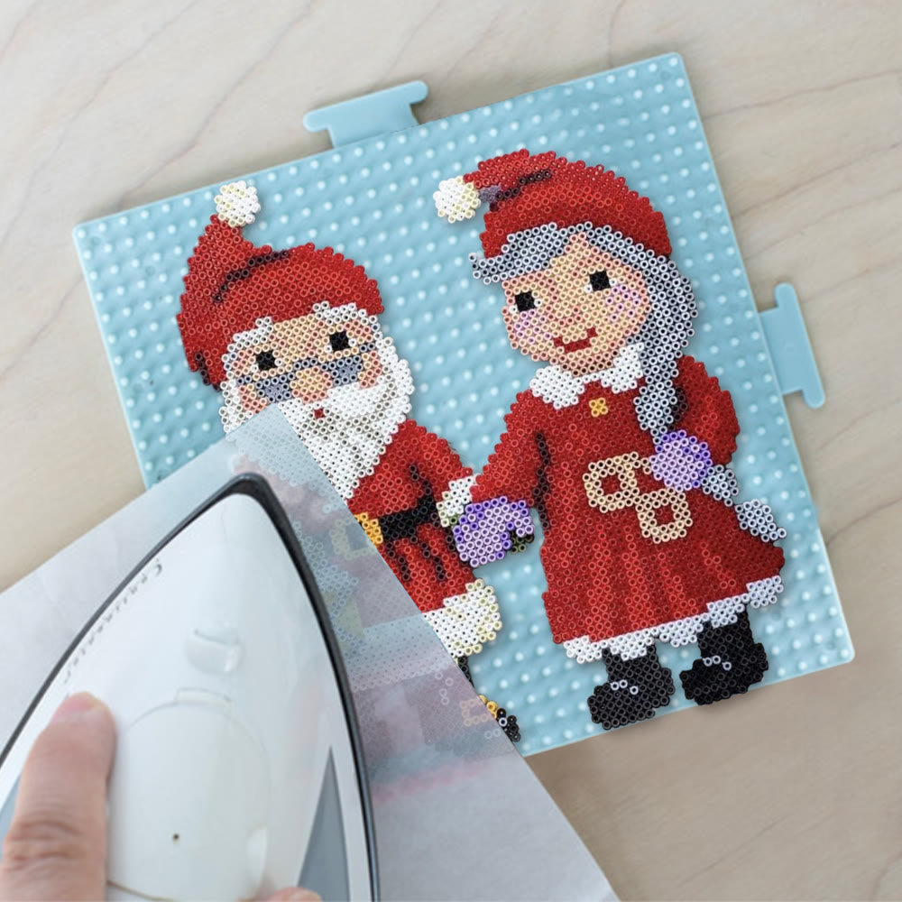 Rubbyoo Perler Beads Kit - Christmas Couple | Perfect Valentine Gift | Unique Christmas Decor - image 3