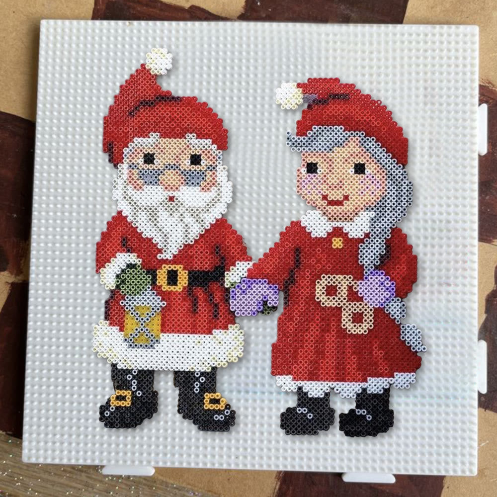 Rubbyoo Perler Beads Kit - Christmas Santa Claus | Relaxing Handmade Craft | Creative Holiday Gifts  - image 5