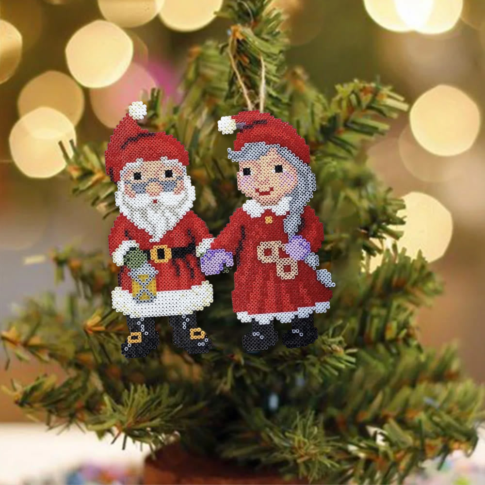 Rubbyoo Perler Beads Kit - Christmas Santa Claus | Relaxing Handmade Craft | Creative Holiday Gifts  - image 9