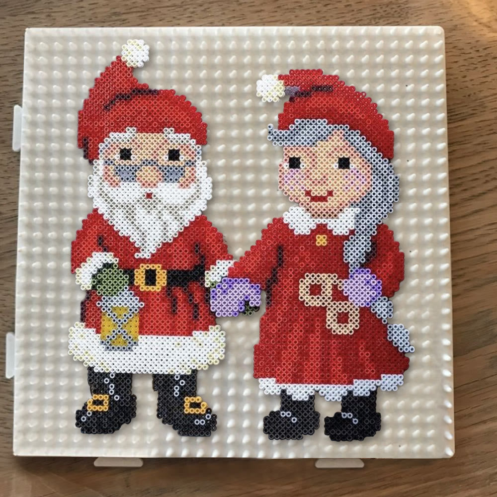 Rubbyoo Perler Beads Kit - Christmas Santa Claus | Relaxing Handmade Craft | Creative Holiday Gifts  - image 7