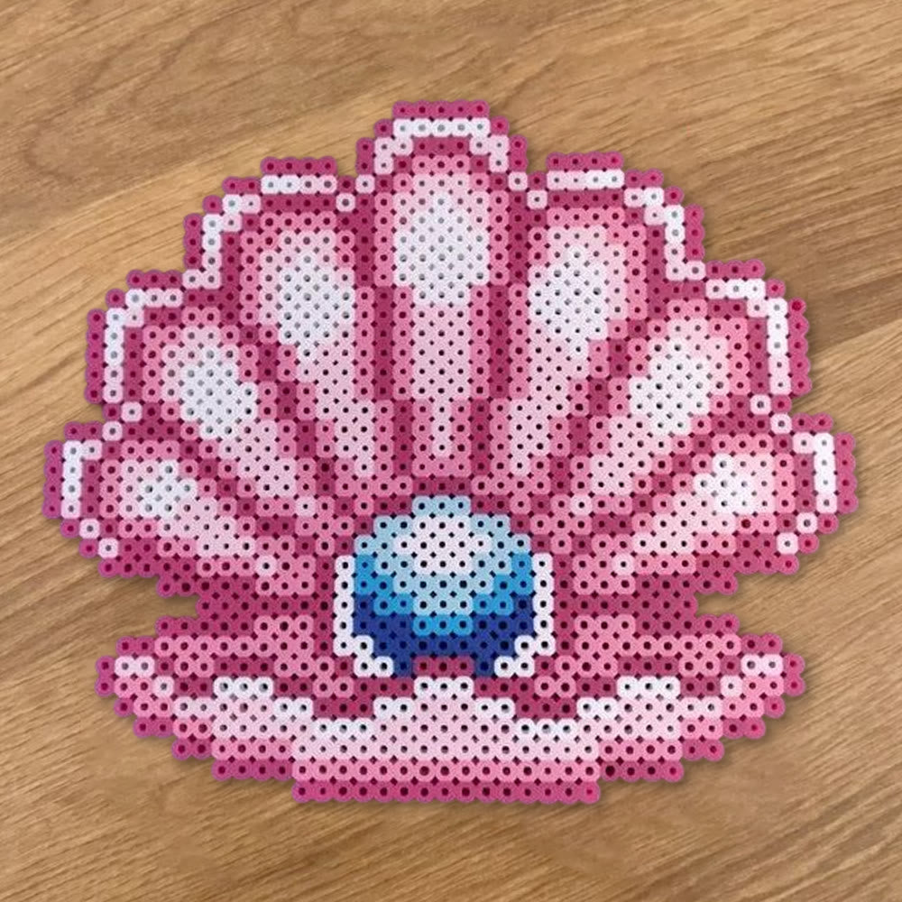 Rubbyoo Perler Beads Kit - Pink Seashell | Diy Handmade Gift Idea | Perfect Set For Fuse Beads Starter  - image 6