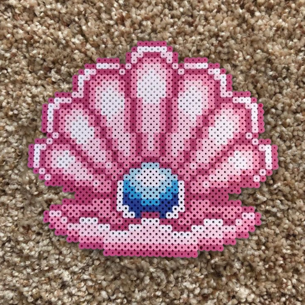 Rubbyoo Perler Beads Kit - Pink Seashell | Diy Handmade Gift Idea | Perfect Set For Fuse Beads Starter  - image 8