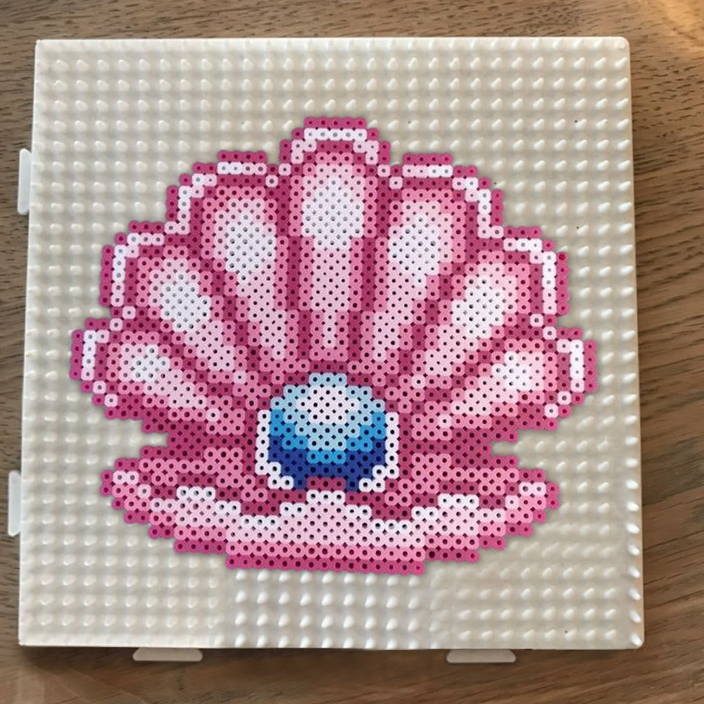 Rubbyoo Perler Beads Kit - Pink Seashell | Diy Handmade Gift Idea | Perfect Set For Fuse Beads Starter  - image 7