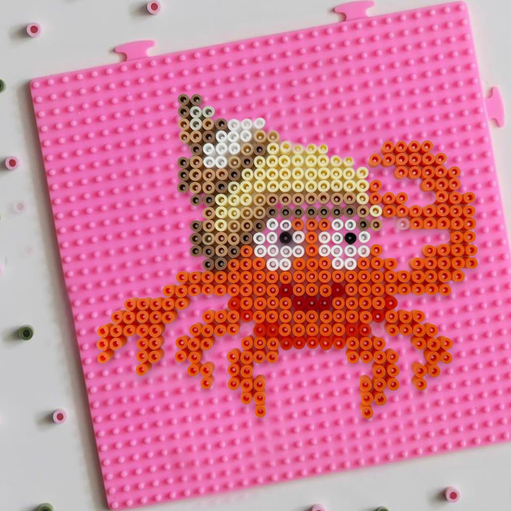 Rubbyoo Perler Beads Kit - Happy Crab | Creative Marine Animals Craft | Nice Handmade Art - image 2