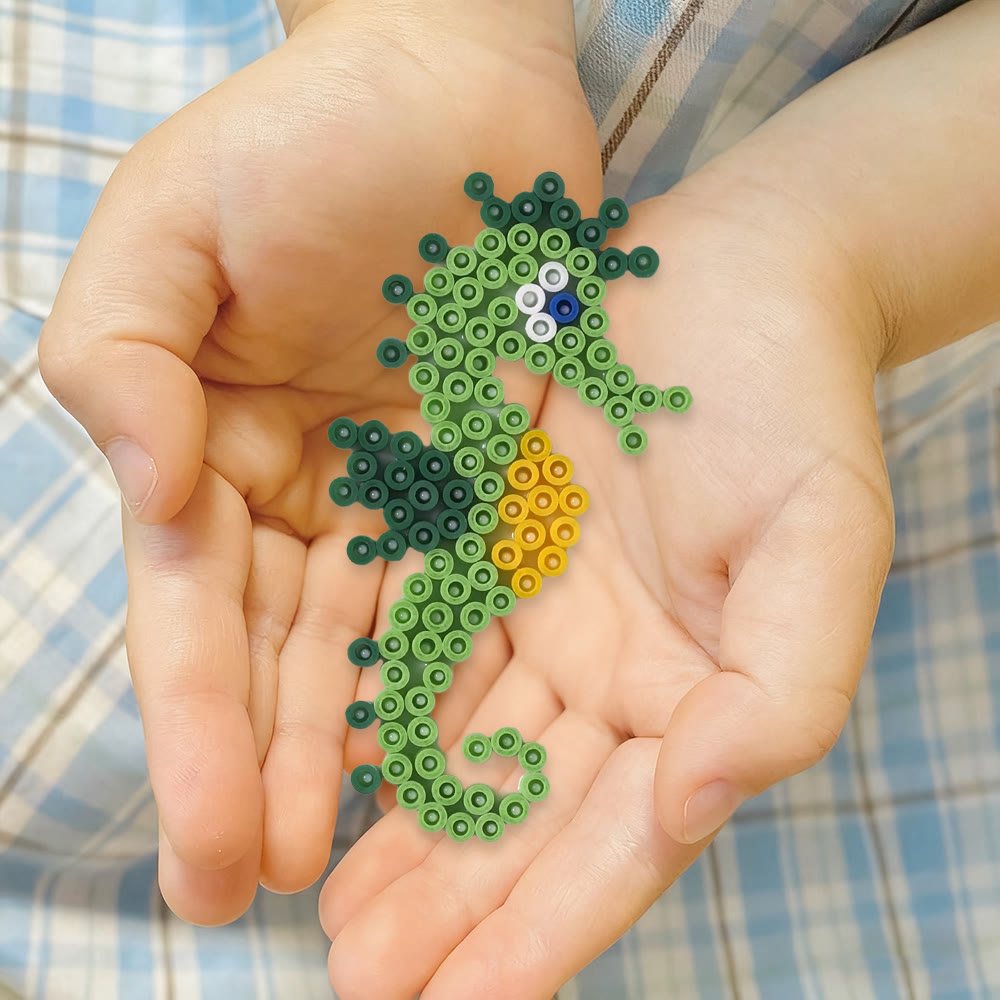 Rubbyoo Perler Beads Kit -  Seahorse | Personalized Animal Craft  | Diy Pixel Wall Decoration  - image 5