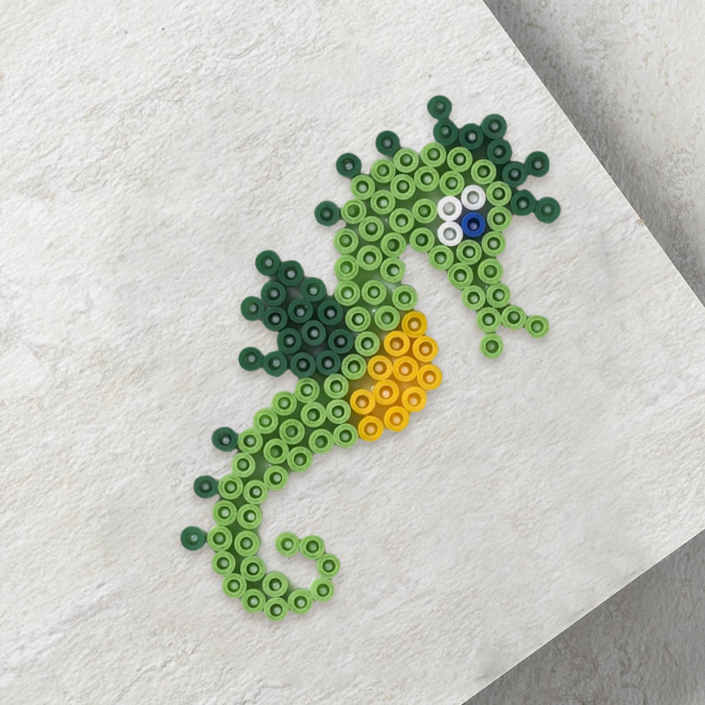 Rubbyoo Perler Beads Kit -  Seahorse | Personalized Animal Craft  | Diy Pixel Wall Decoration  - image 7