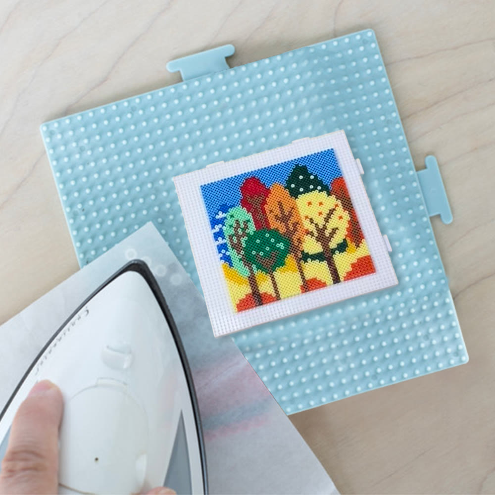 Rubbyoo Perler Beads Kit - Autumn Forest | Beautiful Landscape Art | Nice For Desk Decor - image 6