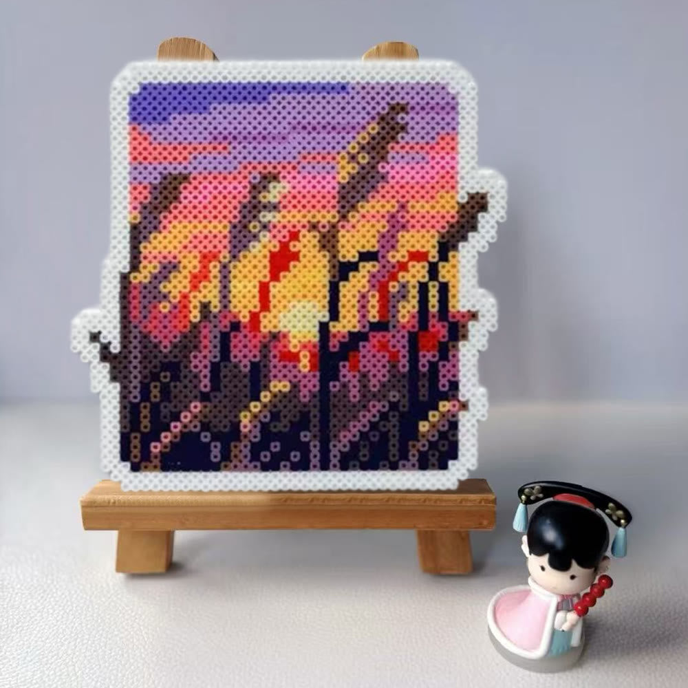 Rubbyoo Perler Beads Kit - Sunset Scenery | Suitable For Home Decor | Easy Handicraft For Beginner - image 2