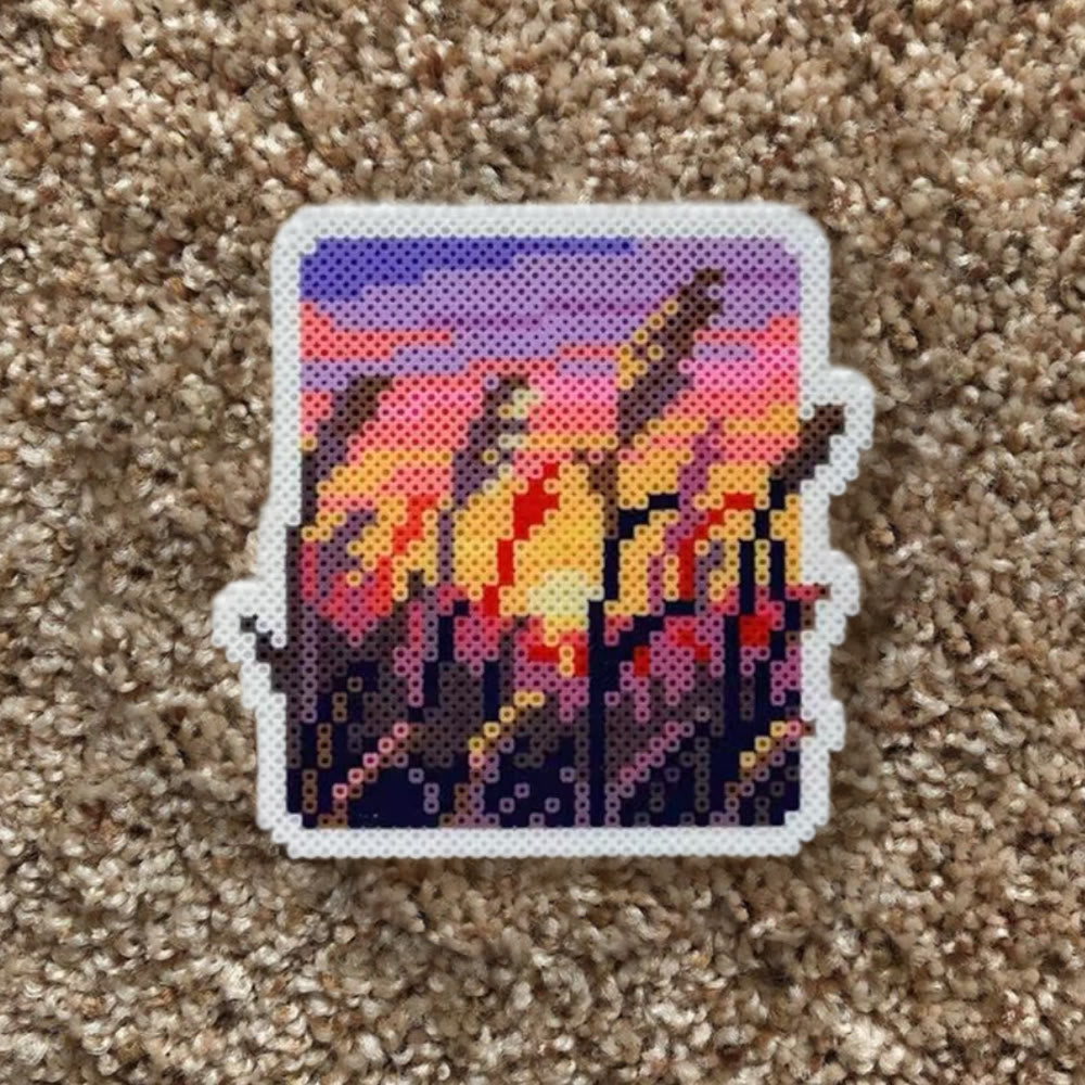 Rubbyoo Perler Beads Kit - Sunset Scenery | Suitable For Home Decor | Easy Handicraft For Beginner - image 7