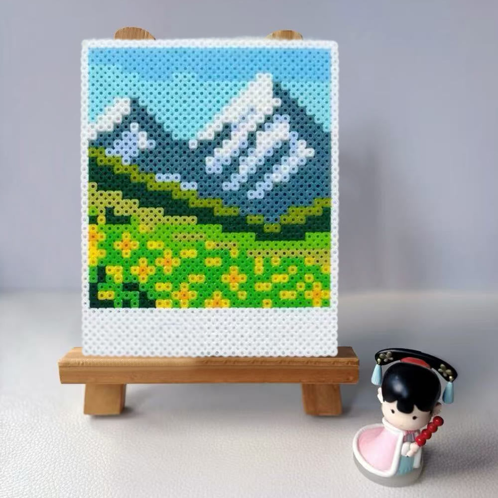 Rubbyoo Perler Beads Kit - Scenic Valley | Diy Wall Decor | Unique Nature Art  - image 2