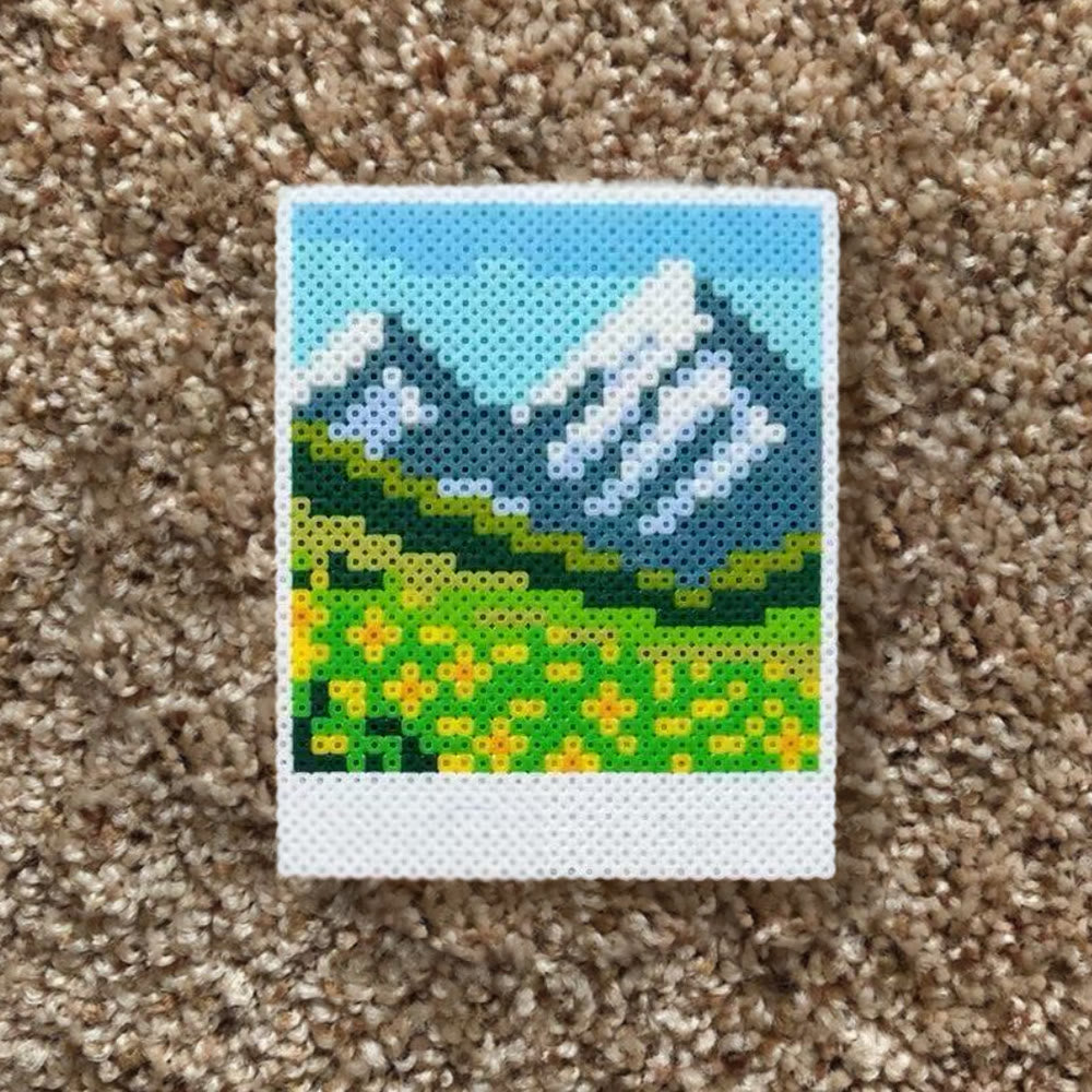 Rubbyoo Perler Beads Kit - Scenic Valley | Diy Wall Decor | Unique Nature Art  - image 7