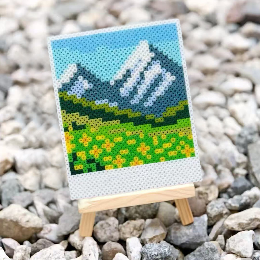 Rubbyoo Perler Beads Kit - Scenic Valley | Diy Wall Decor | Unique Nature Art  - image 5