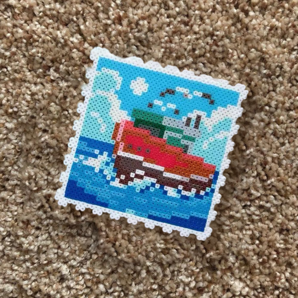 Rubbyoo Perler Beads Kit - Sailing Ship | Creative Pixel Stamps | Thoughtful Gift For Diy Beginner - image 6