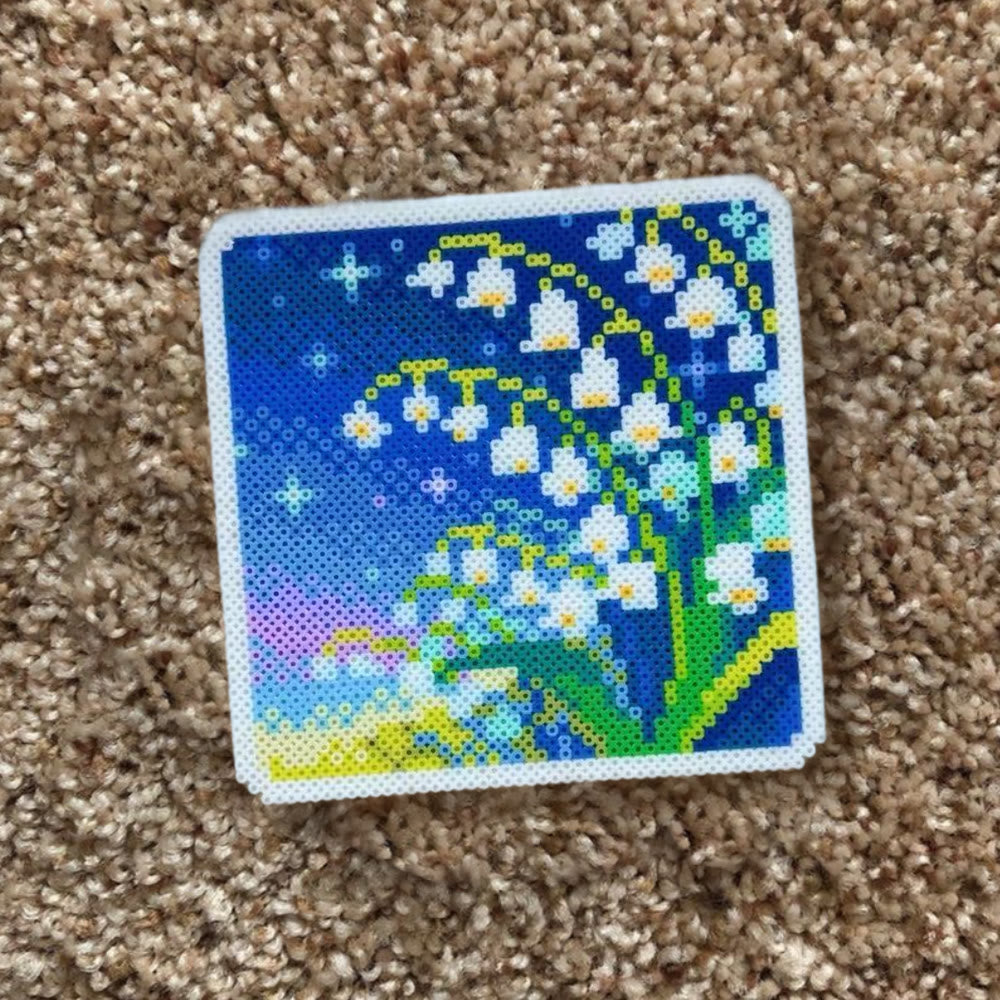 Rubbyoo Perler Beads Kit - Lily Of The Valley | Diy Floral Craft | Nice Gift For Her - image 8