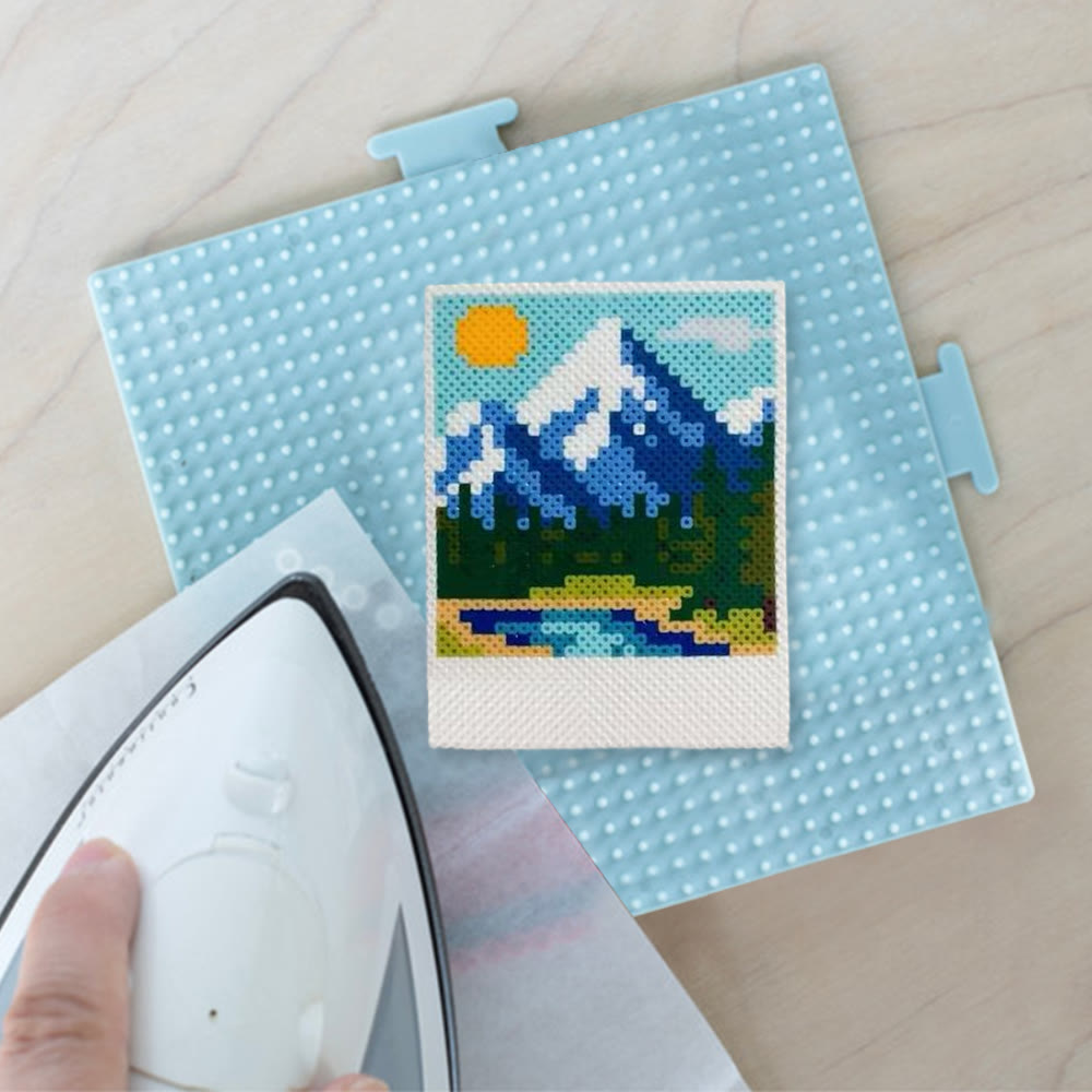 Rubbyoo Perler Beads Kit - Mountain View | Charming Landscape Craft | Perfect For Birthday Gift - image 8