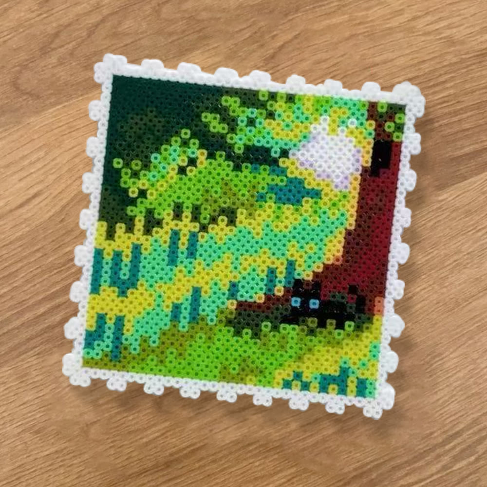 Rubbyoo Perler Beads Kit - The Shade Of Trees | Unique Handmade Craft | Easy Pixels Art - image 2