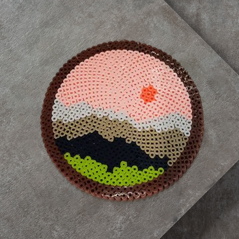 Rubbyoo Perler Beads Kit - Sunset Over The Mountains | Pixel Hanging Ornament | Diy Art Kits For Adults - image 6